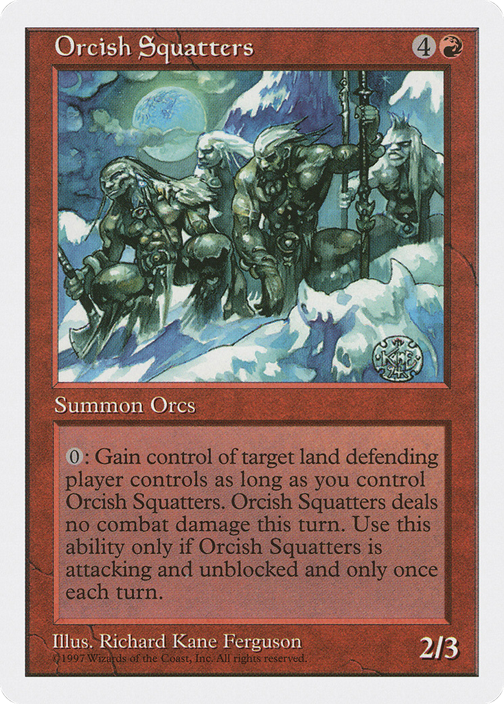 Magic: The Gathering - Orcish Squatters - Fifth Edition