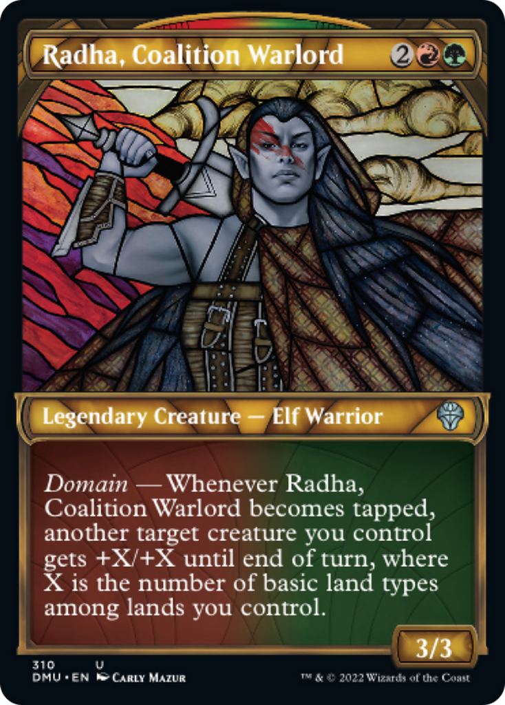 Magic: The Gathering - Radha, Coalition Warlord Foil - Dominaria United