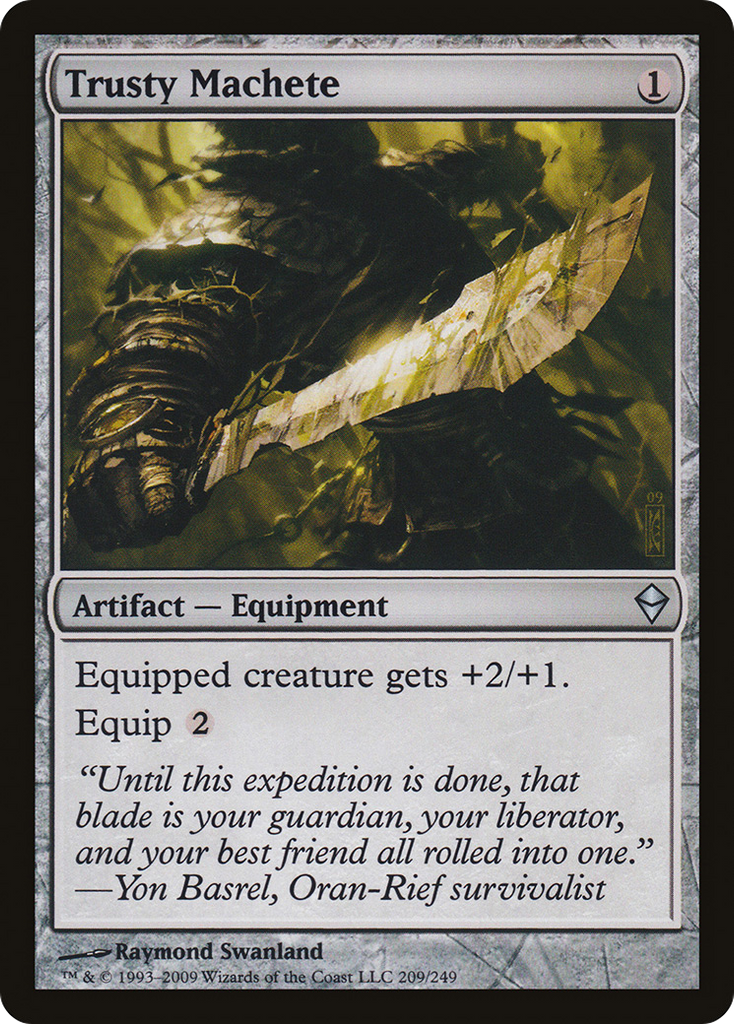 Magic: The Gathering - Trusty Machete - Zendikar