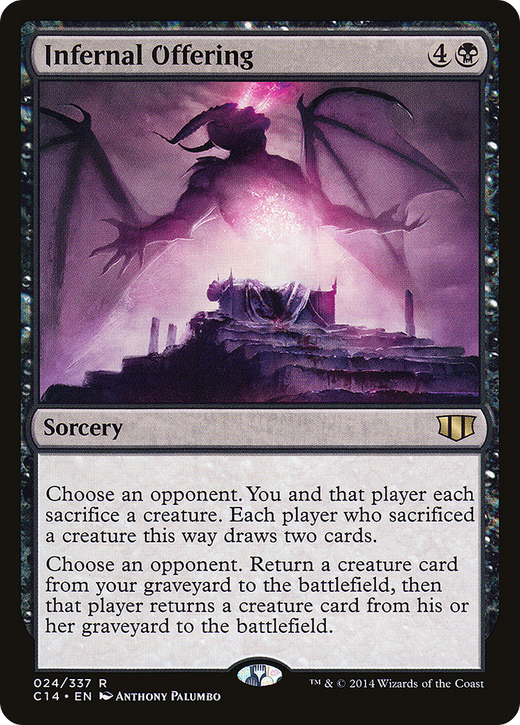 Magic: The Gathering - Infernal Offering - Commander 2014