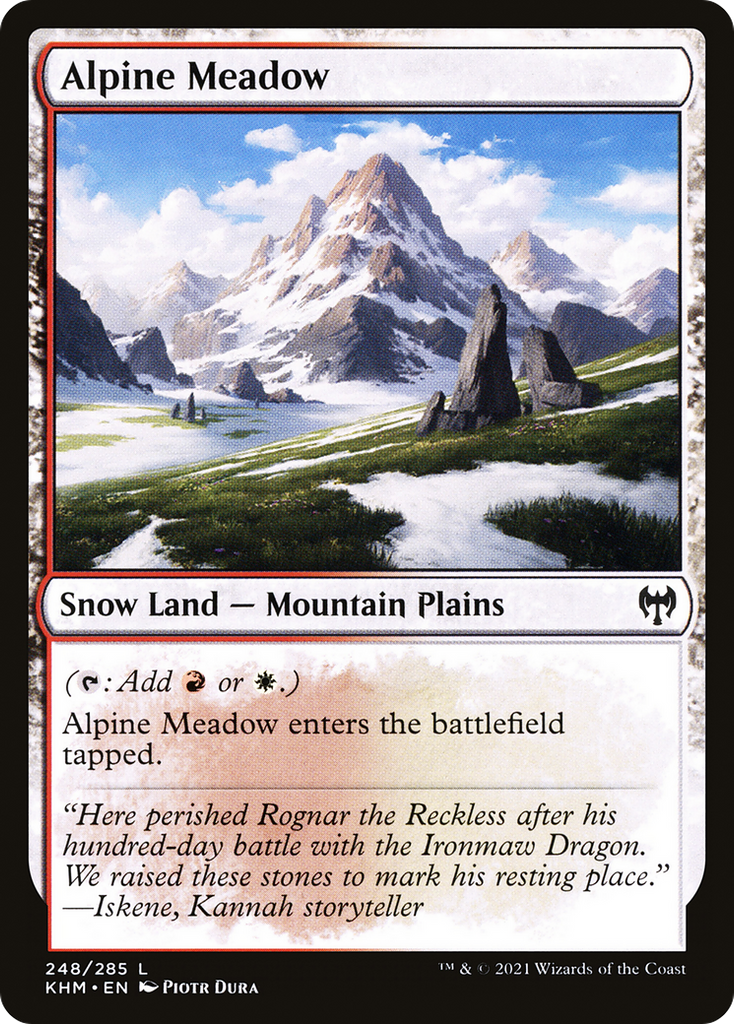 Magic: The Gathering - Alpine Meadow - Kaldheim