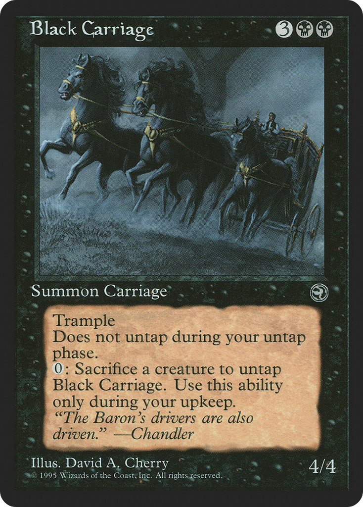 Magic: The Gathering - Black Carriage - Homelands