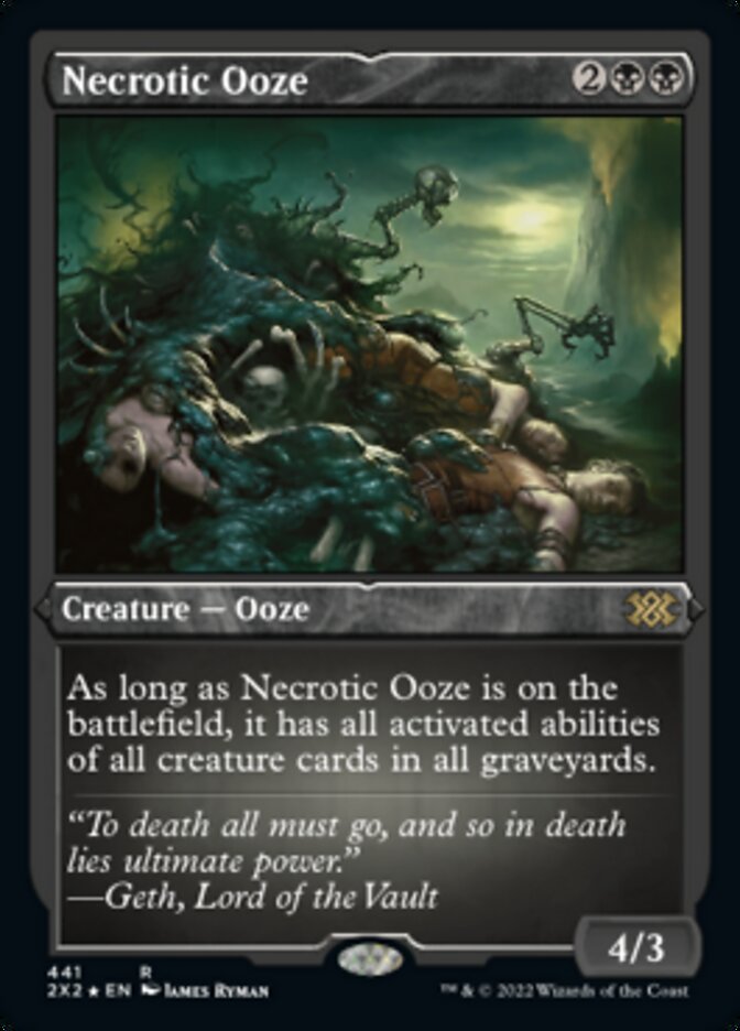 Magic the Gathering - Necrotic Ooze Foil - Double Masters 2022