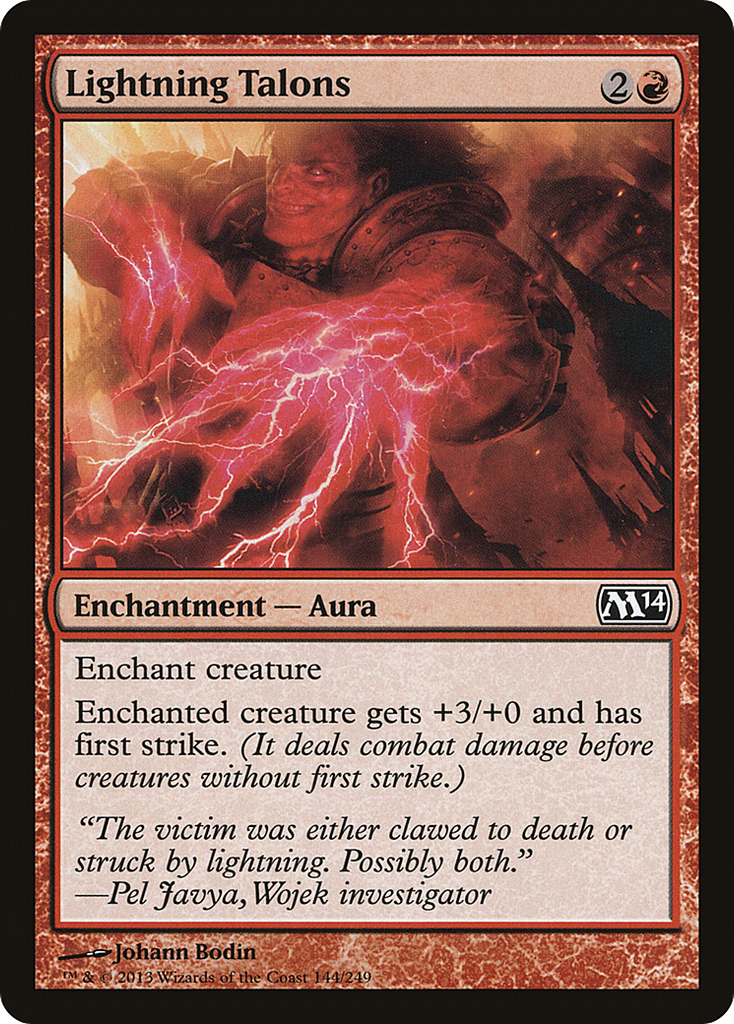 Magic: The Gathering - Lightning Talons - Magic 2014