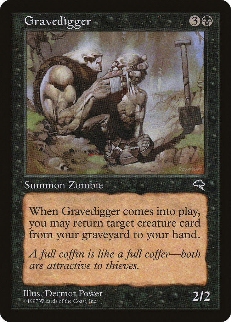 Magic: The Gathering - Gravedigger - Tempest