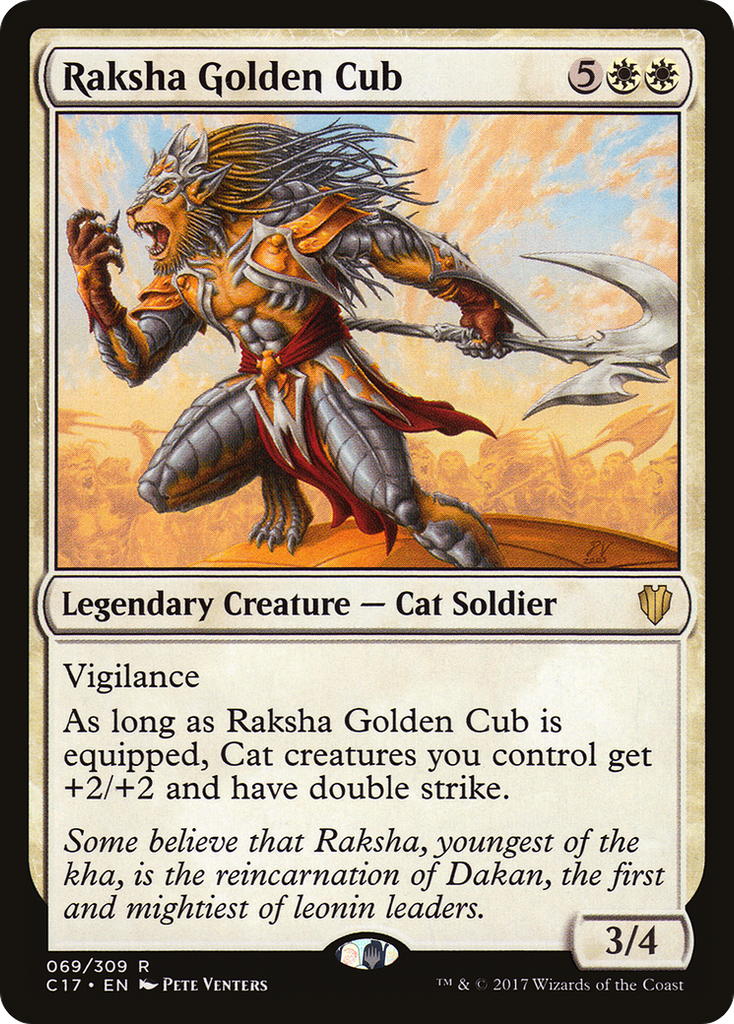 Magic: The Gathering - Raksha Golden Cub - Commander 2017