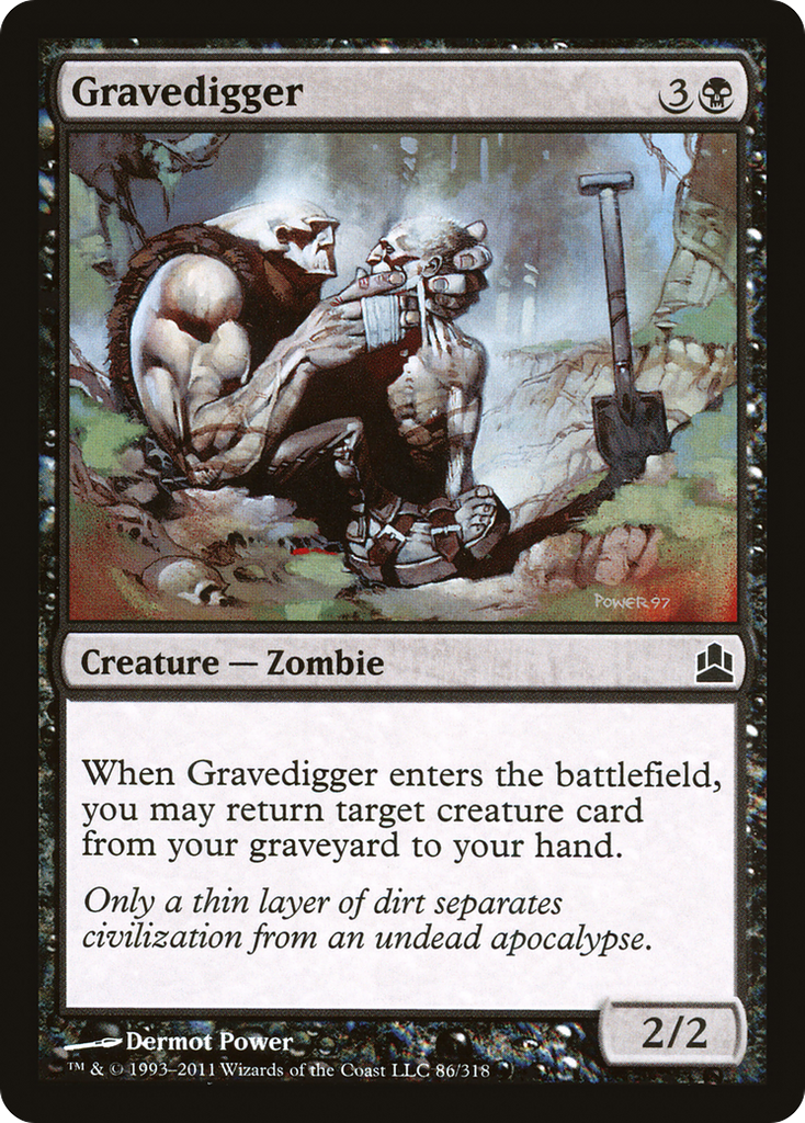 Magic: The Gathering - Gravedigger - Commander 2011