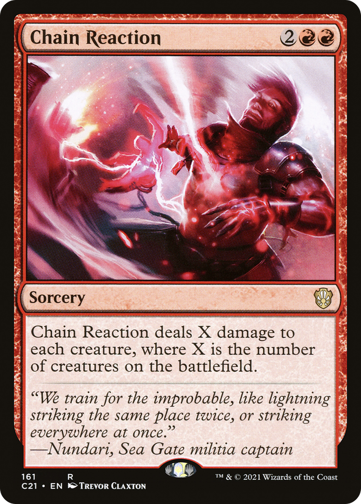 Magic: The Gathering - Chain Reaction - Commander 2021
