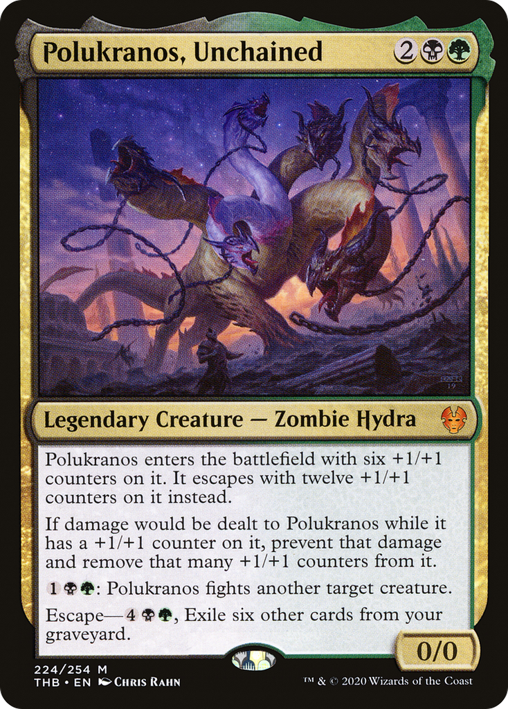 Magic: The Gathering - Polukranos, Unchained Foil - Theros Beyond Death