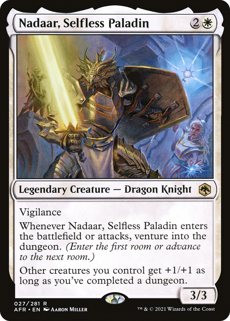 Magic: The Gathering - Nadaar, Selfless Paladin - Adventures in the Forgotten Realms