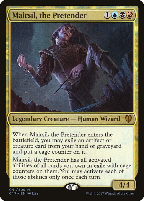 Magic the Gathering - Mairsil, the Pretender Foil - Commander 2017