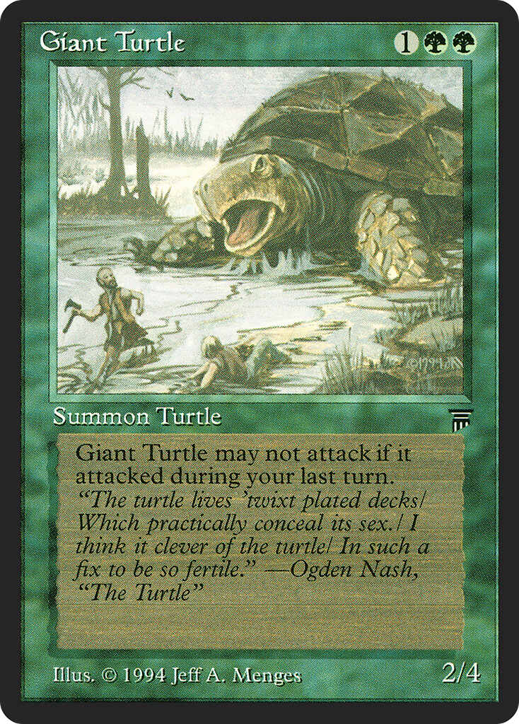 Magic: The Gathering - Giant Turtle - Legends