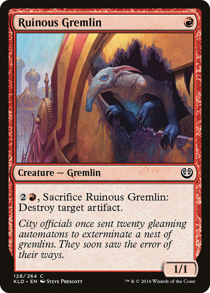 Magic: The Gathering - Ruinous Gremlin - Kaladesh