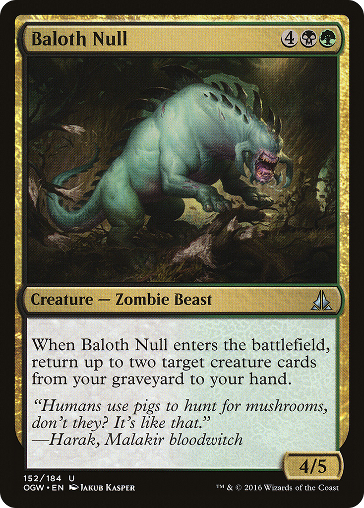 Magic: The Gathering - Baloth Null - Oath of the Gatewatch