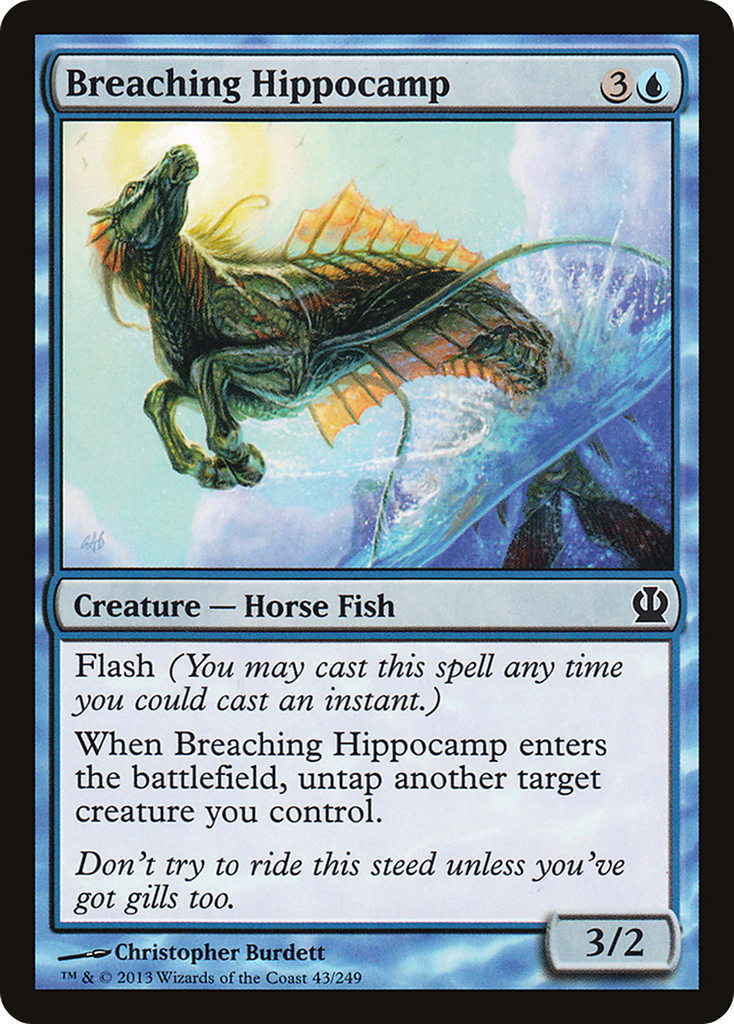 Magic: The Gathering - Breaching Hippocamp - Theros