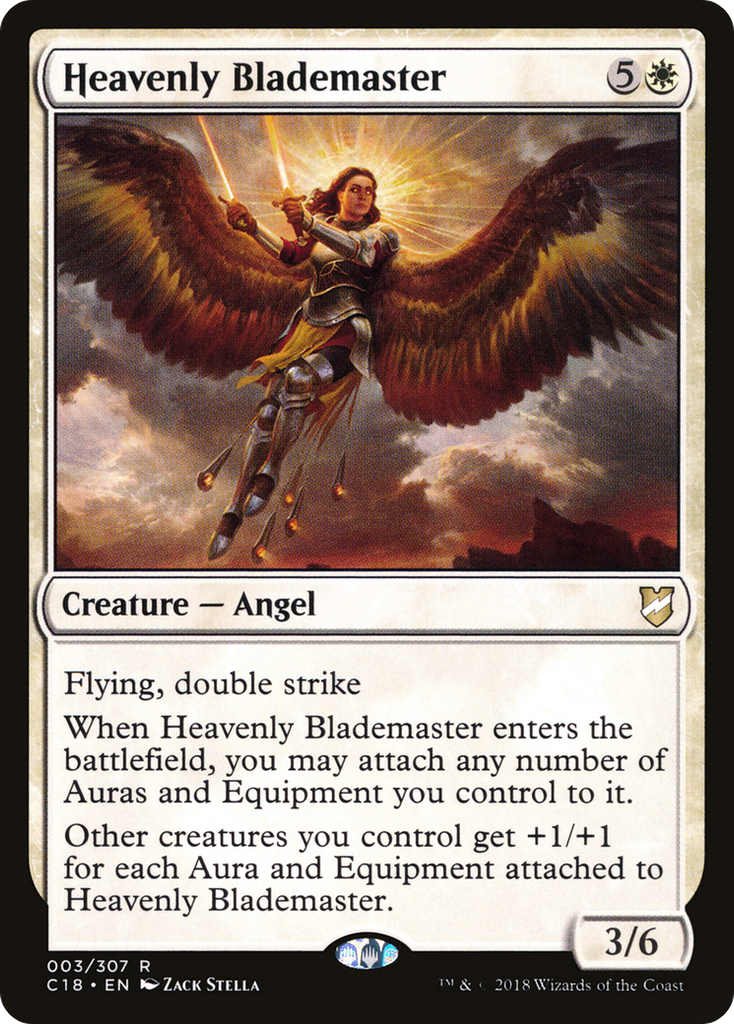 Magic: The Gathering - Heavenly Blademaster - Commander 2018