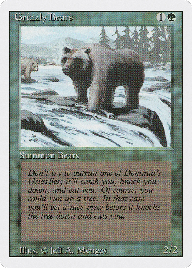 Magic: The Gathering - Grizzly Bears - Revised Edition