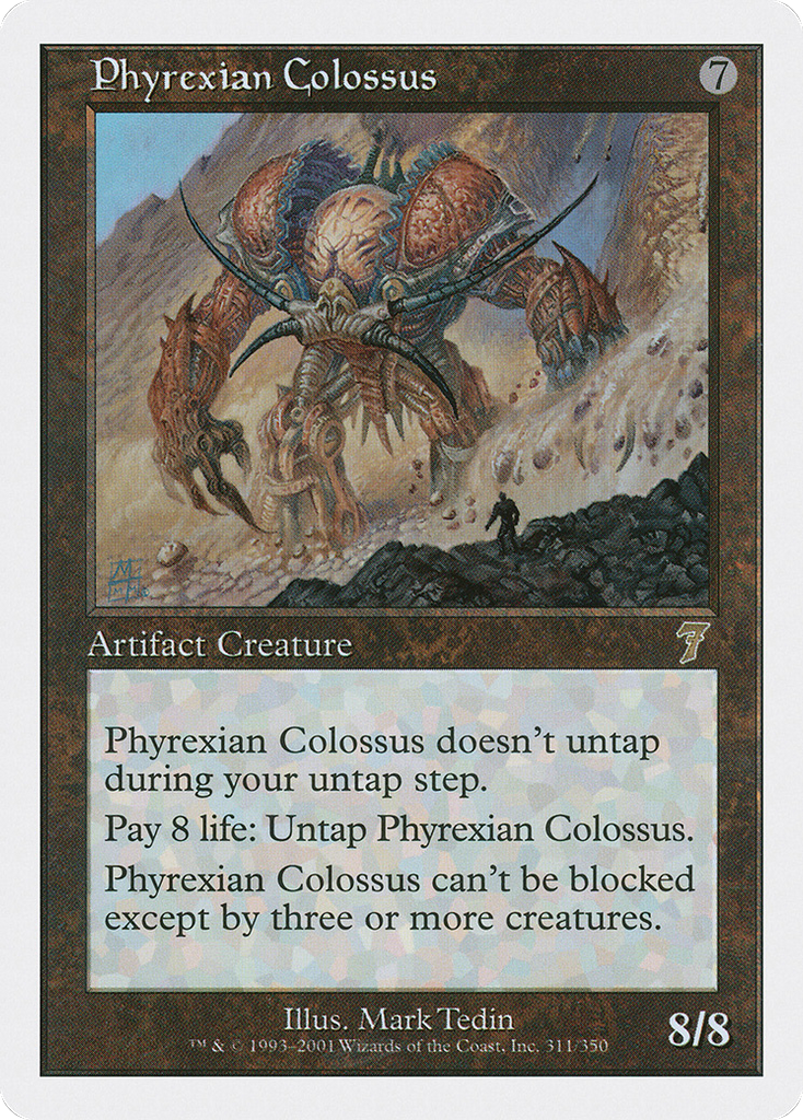 Magic: The Gathering - Phyrexian Colossus - Seventh Edition