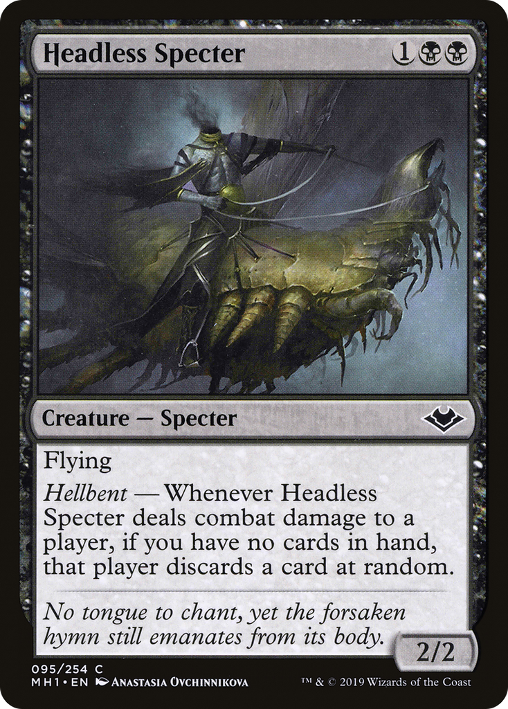 Magic: The Gathering - Headless Specter Foil - Modern Horizons