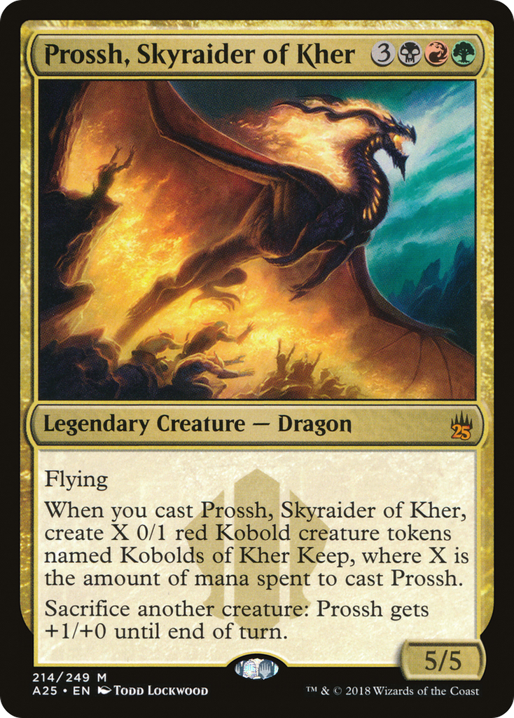Magic: The Gathering - Prossh, Skyraider of Kher - Masters 25