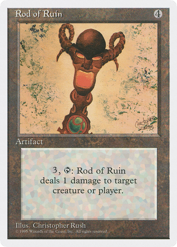 Magic: The Gathering - Rod of Ruin - Fourth Edition
