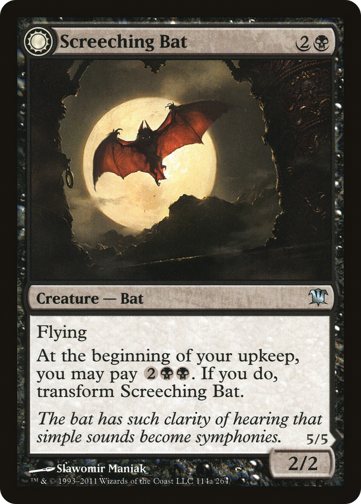 Magic: The Gathering - Screeching Bat // Stalking Vampire - Innistrad