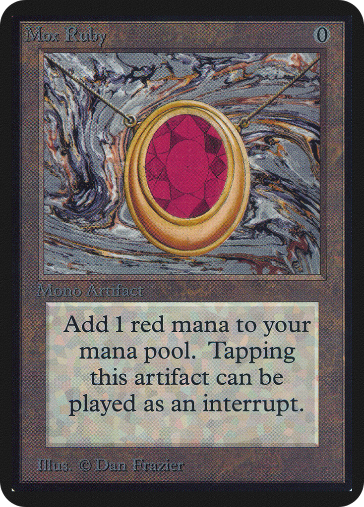 Magic: The Gathering - Mox Ruby - Limited Edition Alpha