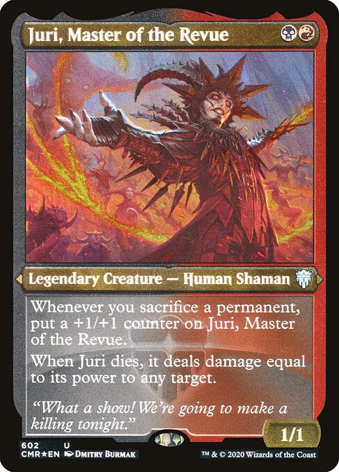 Magic the Gathering - Juri, Master of the Revue Foil - Commander Legends