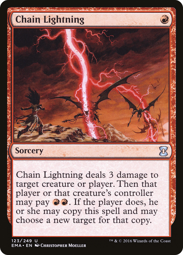 Magic: The Gathering - Chain Lightning - Eternal Masters