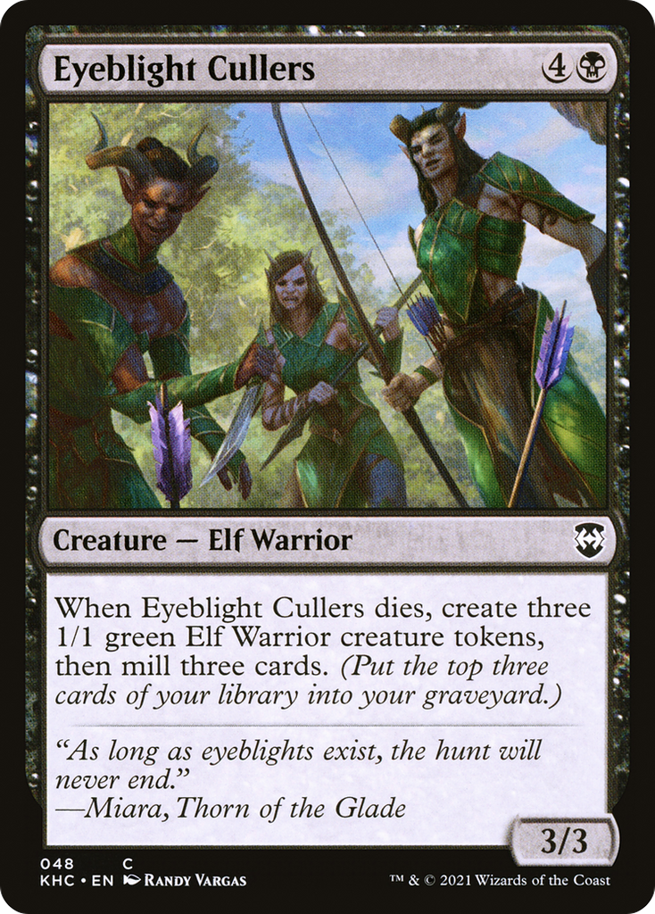 Magic: The Gathering - Eyeblight Cullers - Kaldheim Commander