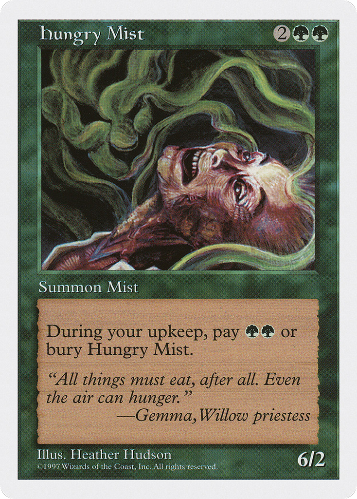 Magic: The Gathering - Hungry Mist - Fifth Edition