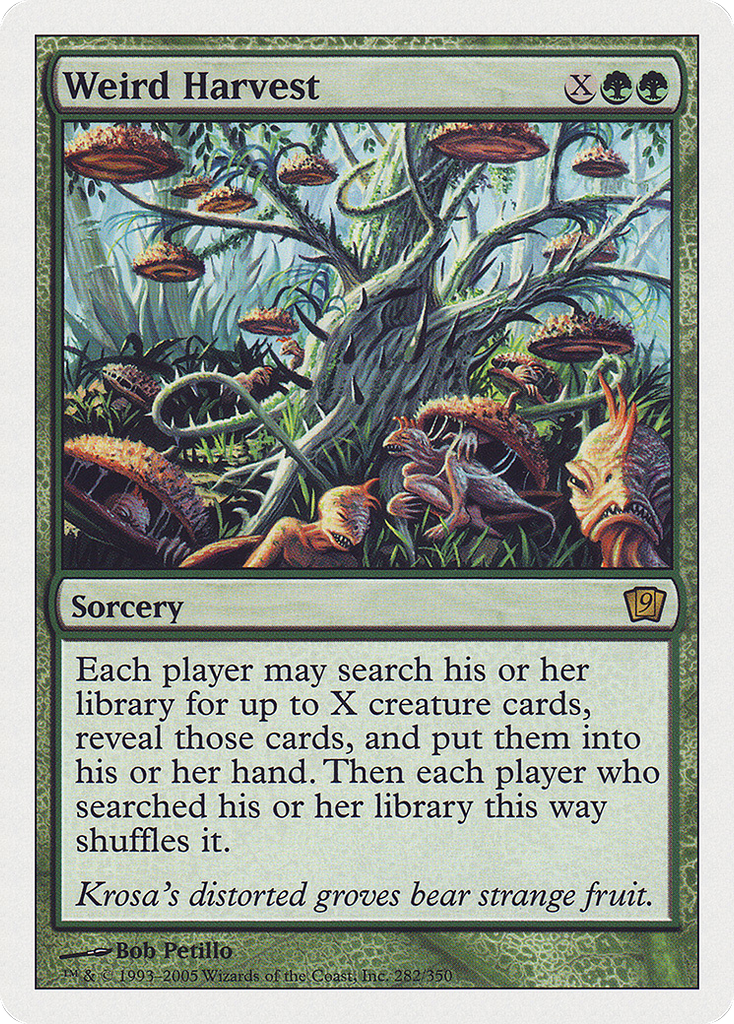 Magic: The Gathering - Weird Harvest - Ninth Edition