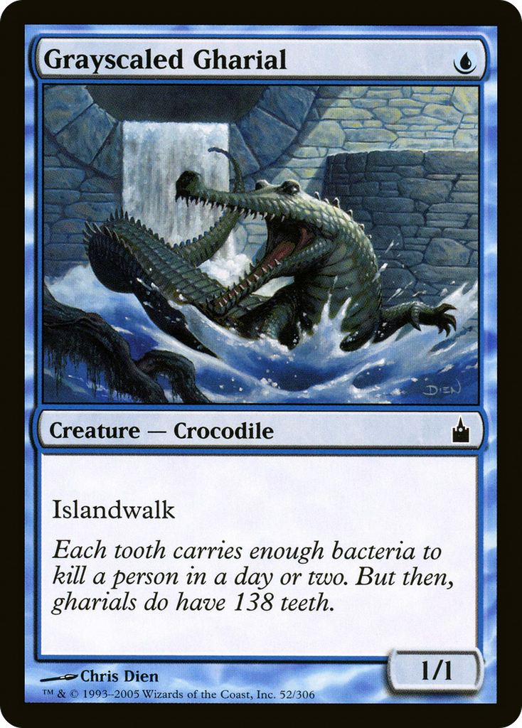 Magic: The Gathering - Grayscaled Gharial - Ravnica: City of Guilds