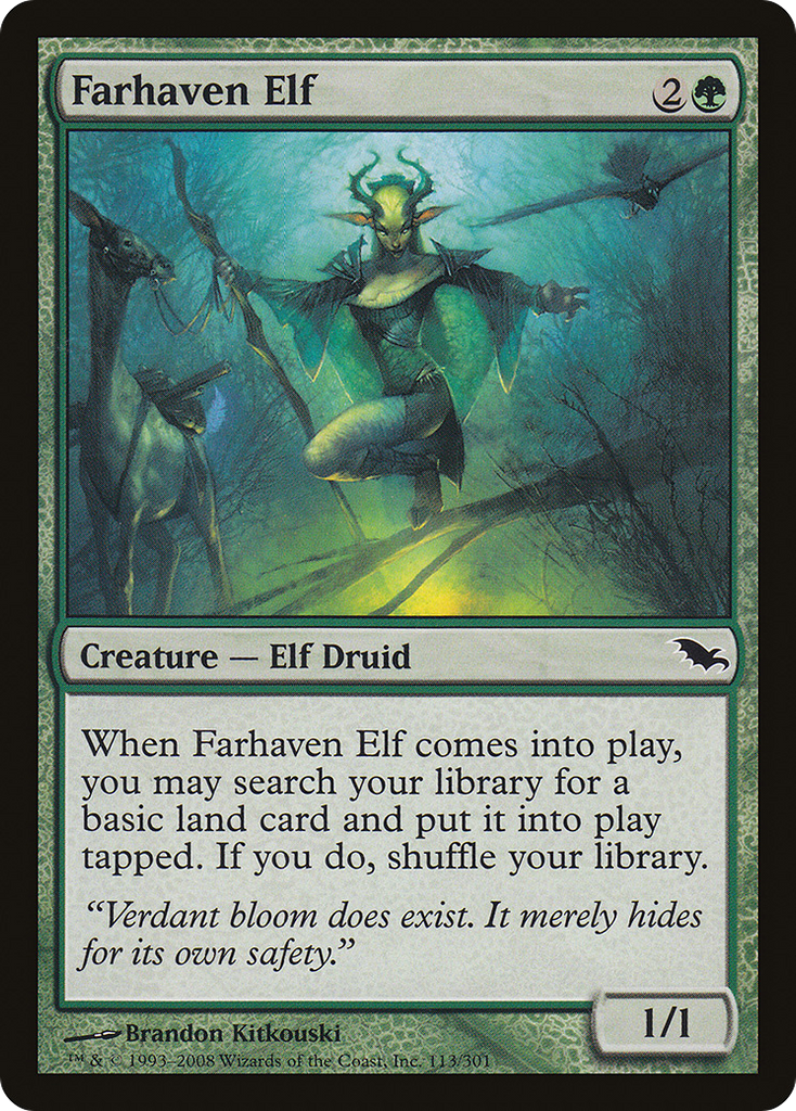Magic: The Gathering - Farhaven Elf - Shadowmoor