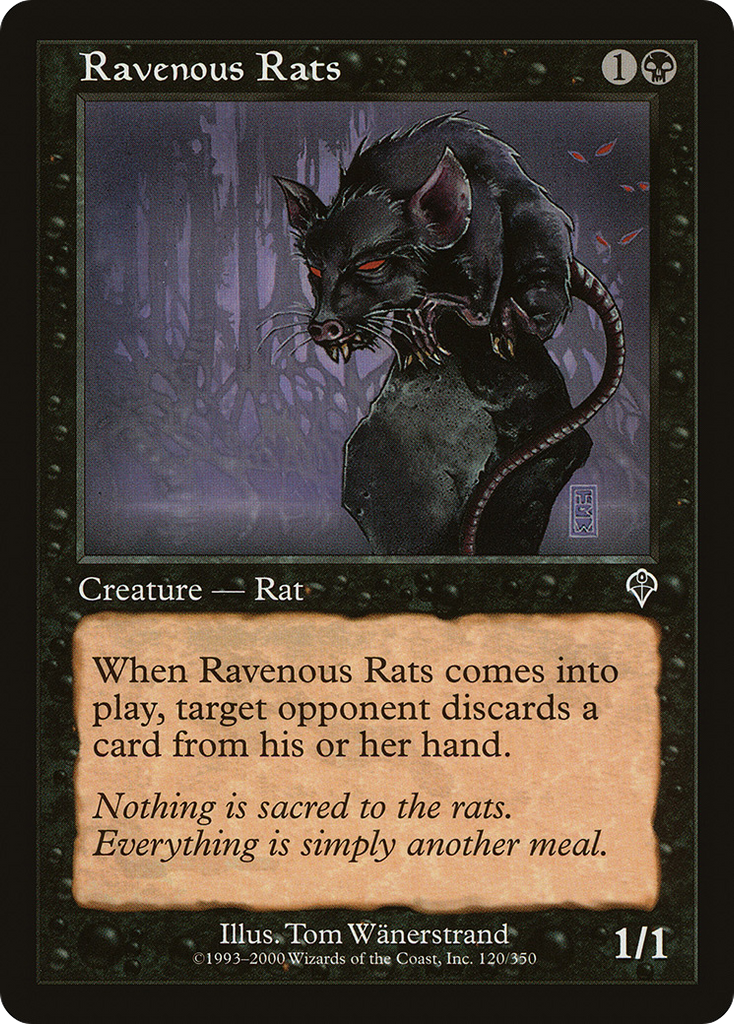 Magic: The Gathering - Ravenous Rats - Invasion
