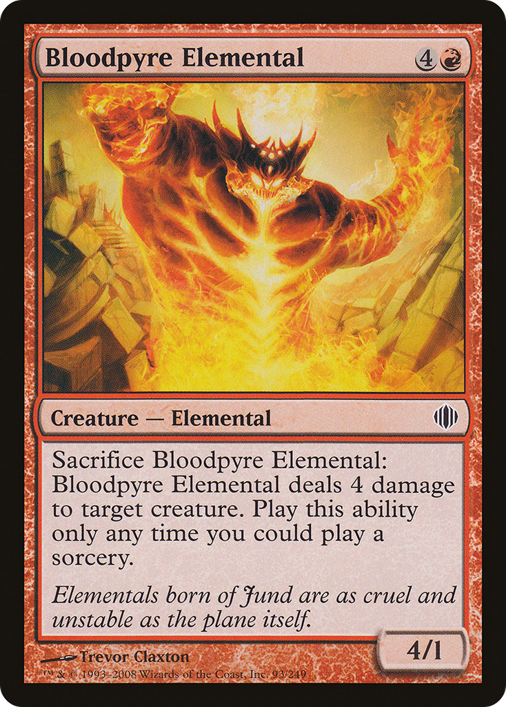 Magic: The Gathering - Bloodpyre Elemental - Shards of Alara