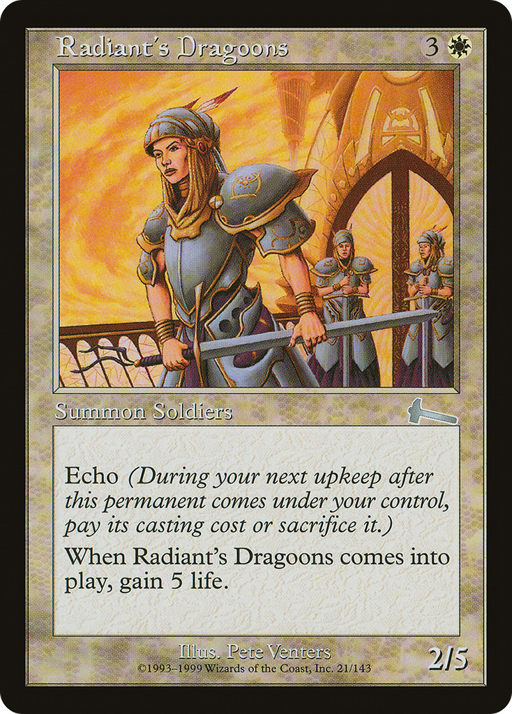 Magic: The Gathering - Radiant's Dragoons - Urza's Legacy