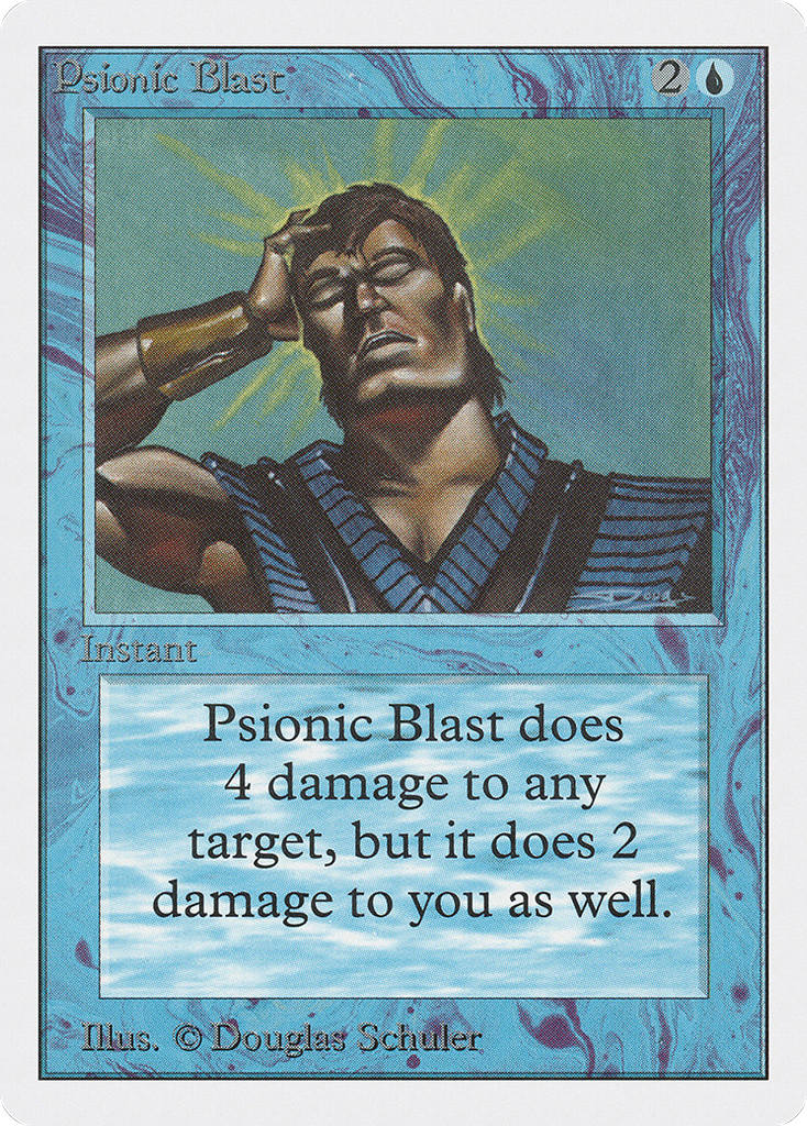 Magic: The Gathering - Psionic Blast - Unlimited Edition