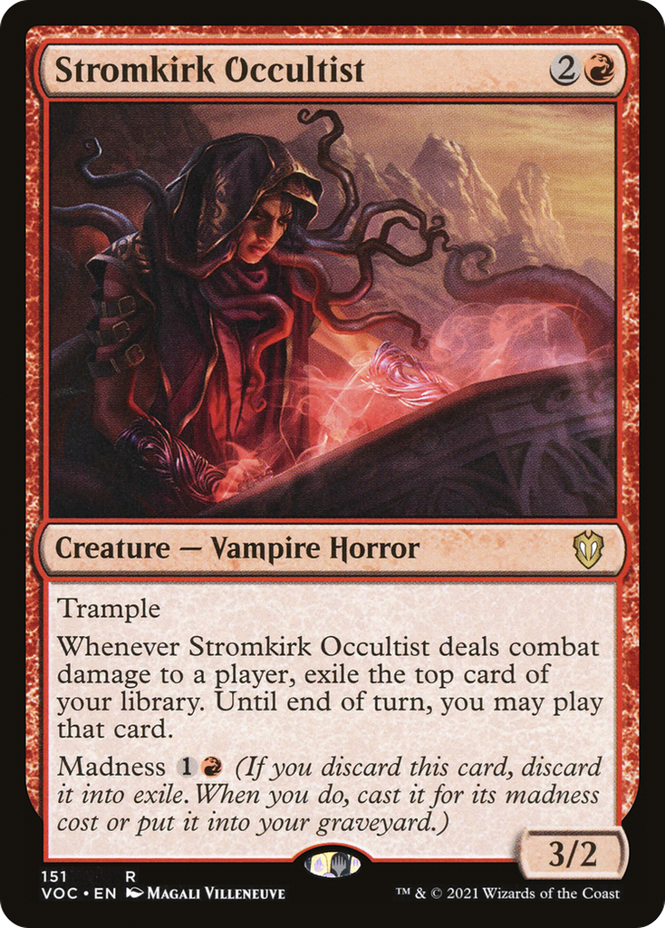 Magic: The Gathering - Stromkirk Occultist - Crimson Vow Commander