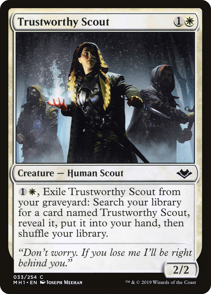 Magic: The Gathering - Trustworthy Scout - Modern Horizons