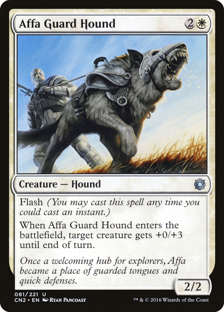 Magic: The Gathering - Affa Guard Hound - Conspiracy: Take the Crown