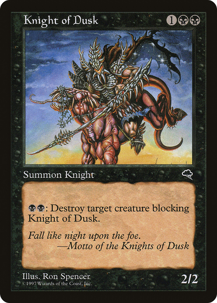 Magic: The Gathering - Knight of Dusk - Tempest