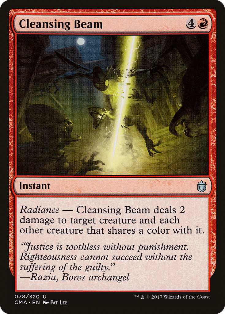 Magic: The Gathering - Cleansing Beam - Commander Anthology