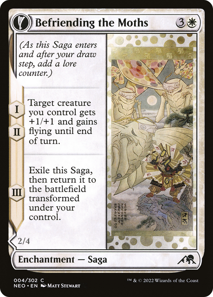 Magic: The Gathering - Befriending the Moths // Imperial Moth - Kamigawa: Neon Dynasty