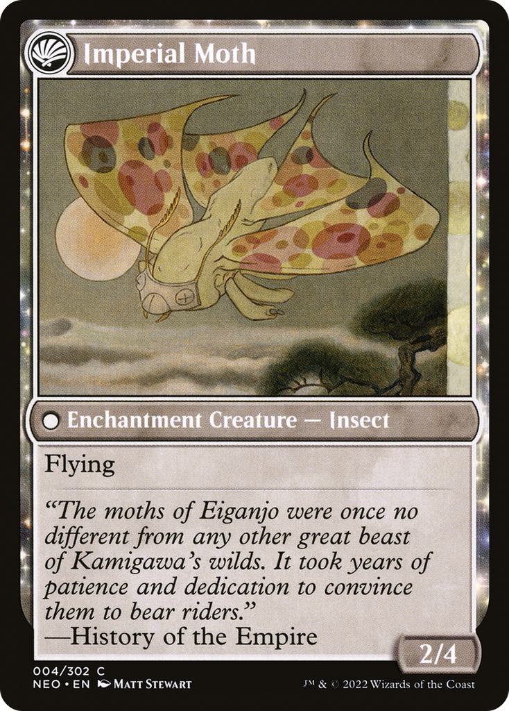 Magic: The Gathering - Befriending the Moths // Imperial Moth - Kamigawa: Neon Dynasty