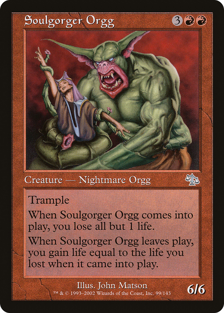 Magic: The Gathering - Soulgorger Orgg - Judgment