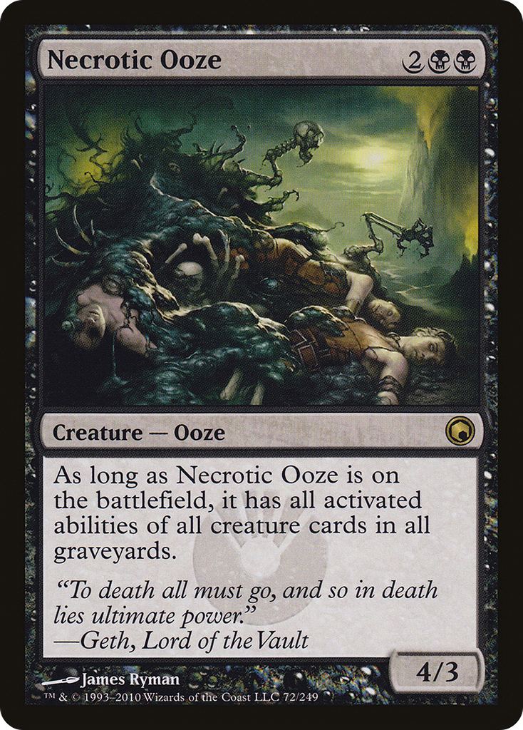 Magic: The Gathering - Necrotic Ooze - Scars of Mirrodin