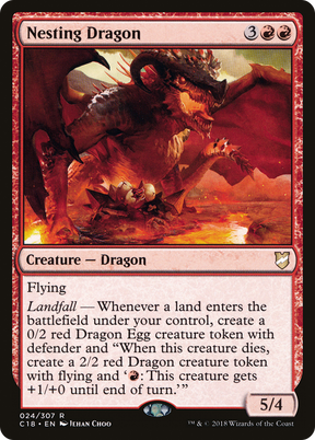Magic: The Gathering - Nesting Dragon - Commander 2018