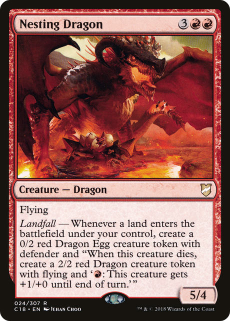 Magic: The Gathering - Nesting Dragon - Commander 2018