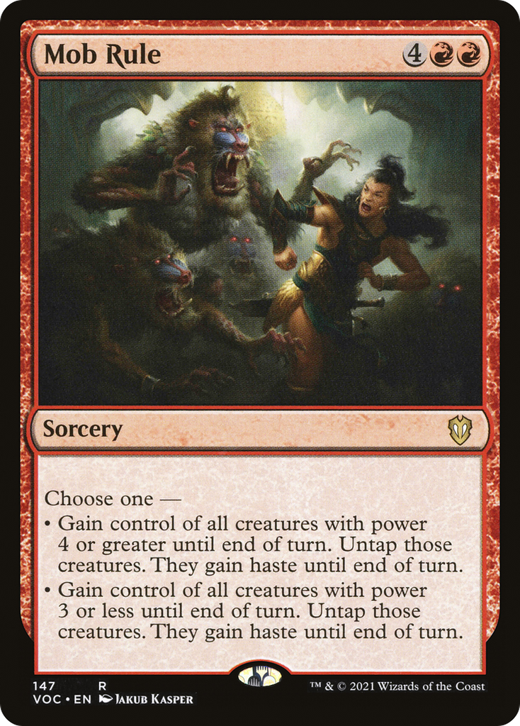 Magic: The Gathering - Mob Rule - Crimson Vow Commander